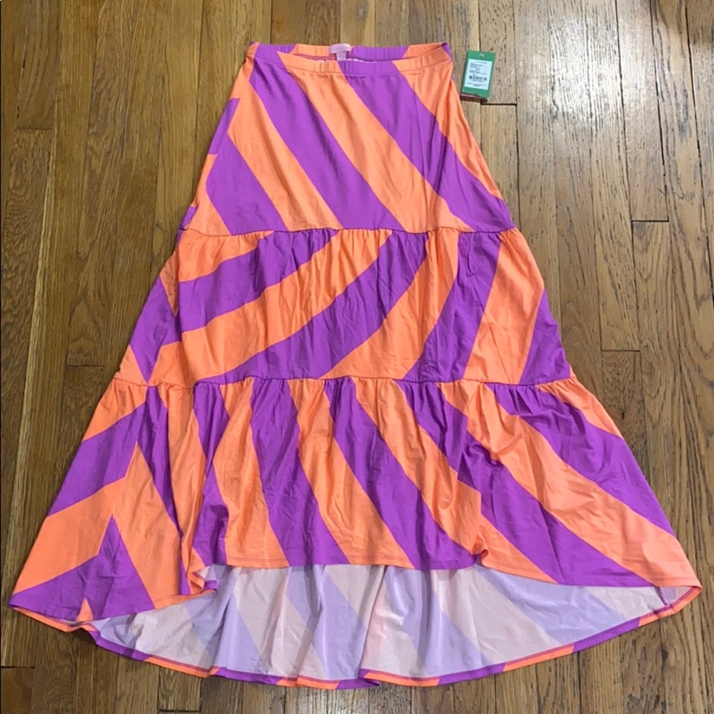 Lilly Pulitzer Tiered Maxi Skirt